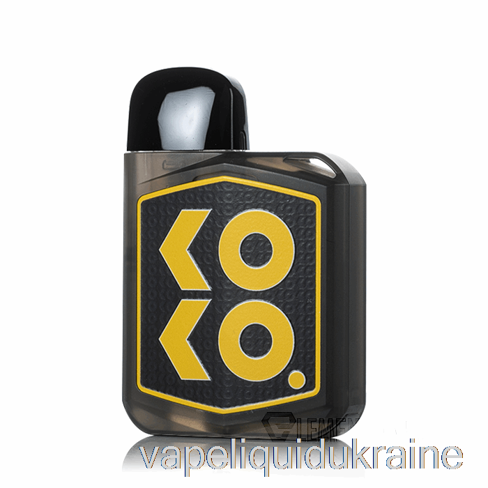 Vape Liquid Ukraine Uwell CALIBURN KOKO PRIME 15W Pod System Dark Translucent Black and Gold